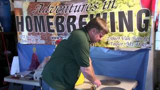 Adventures in Homebrewing Igloo Cooler False Bottom Assembly