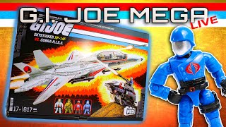 YO JOE!! Mega Construx G.I. JOE Skystriker VS Cobra H.I.S.S LIVE BUILD