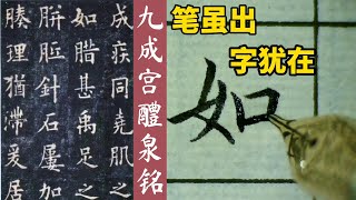 【硬筆臨古】 梅開二度！我的永生629君鋒M尖又來啦＃《九成宮》（24） “同堯肌之如腊，甚禹足之胼胝” PenmAndy黄