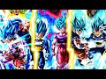 TRIPLE BLUE GOKU & VEGETA