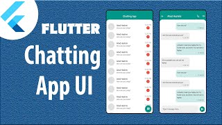 Chatting App UI Design with Flutter | Flutter UI Design | Speed Code