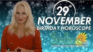 November 29th Zodiac Horoscope Birthday Personality - Sagittarius - Part 1