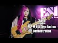 ESP Guitars: ESP M-II-8 saya Custom Demonstration