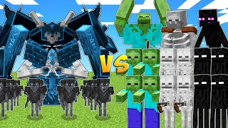 IMMORTAL ARMY vs ZOMBIES, SKELETONS & ENDERMEN