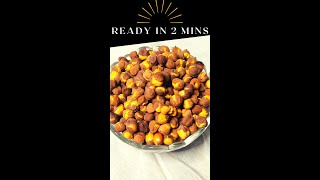 #Shorts Roasted Black Chana in Salt Without Oven | Healthy Roasted Black Chickpeas