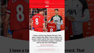 Dominik Szoboszlai has a Steven Gerrard tattoo and will now wear his old No.8 for Liverpool.
