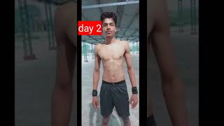 my 2 month natural body transformation skinny to muscles #gym #shorts