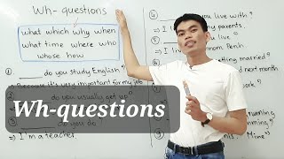 Learn English Grammar: Wh-questions | Question words| ប្រយោគសំណួរ រៀនវេយ្យាករណ៍ភាសាអង់គ្លេស