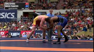 97kg q, Enock Francois, NYAC/FLWC vs Cayle Byers, Titan Mercury WC