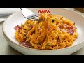 How to make MAMA Carbonara Bacon (Thai Fusion Food Recipe)