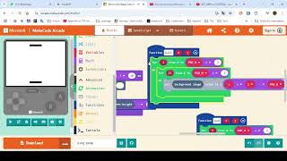 2nd try in Microsoft's scratch: simple ping-pong only with img edit