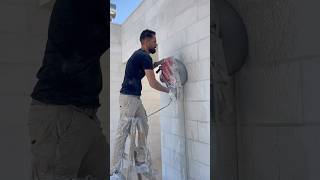 قص جدار خرسانة خدمات فتح ابواب وشبابيك Concrete cutting to open doors and windows platinum