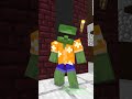 Poor baby zombie and the help of Herobrine Sad Story 😭😭😭- -monster school #minecraft  #shorts