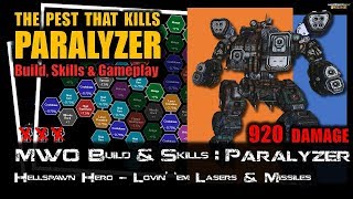 [BRxV] MWO Build \u0026 Skills : Paralyzer Hellspawn Hero