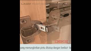 Pcket Door System for Inset Door ALT 2V 360 LAMP by Sugatsune