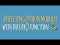 Inspecting Python Modules and Classes With 