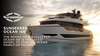 The brand new Sunseeker Ocean 156 - First look CGI Animation 2023