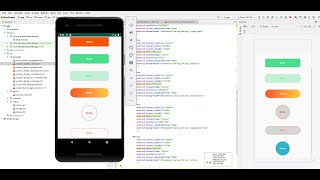android button design || custom button design || android studio tutorial