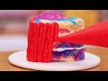 kinder chocolate vs rainbow cake epic decorating showdown 🍫