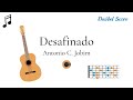 Desafinado | Bossa Nova | Guitar tutorial with chords