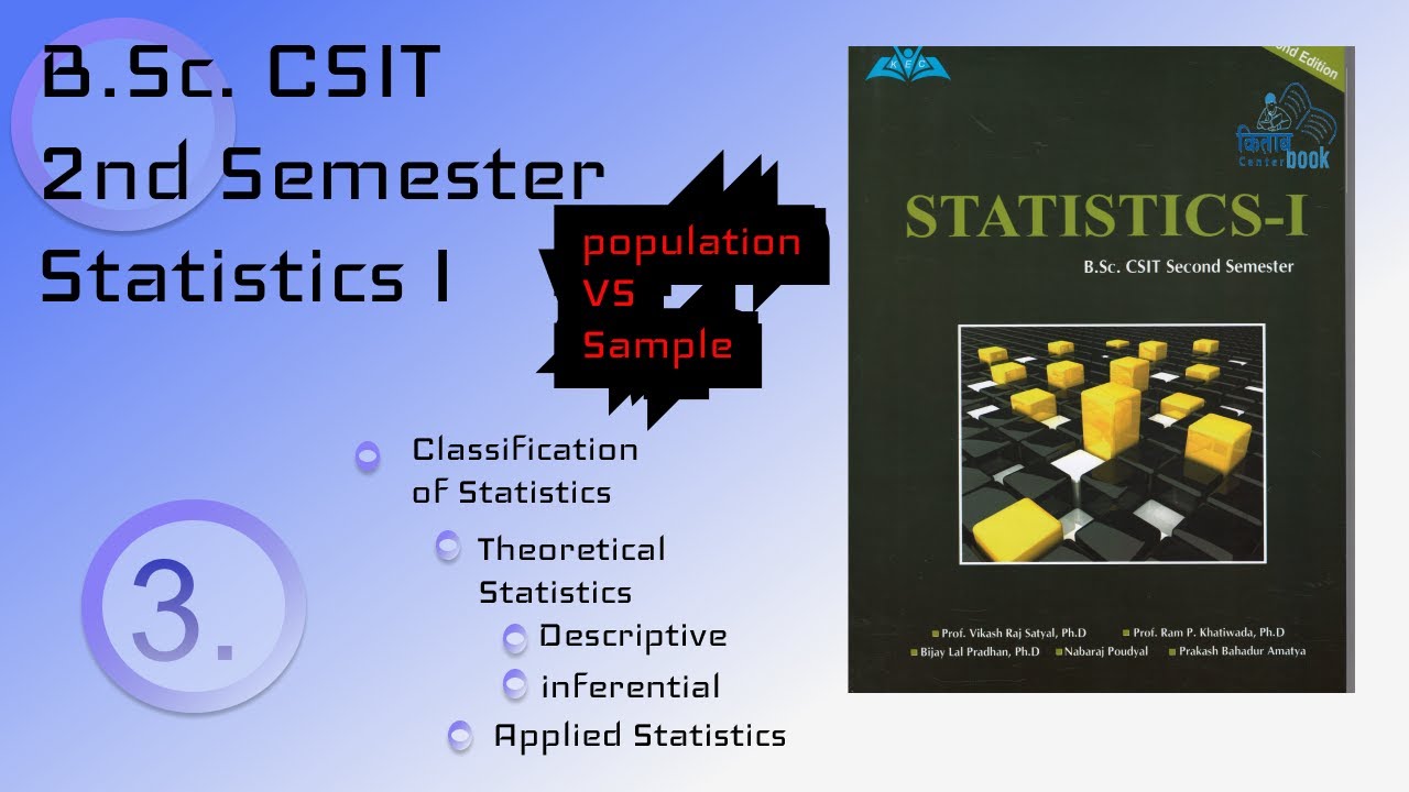 1.2 Classification Of Statistics | B.Sc.CSIT Second Semester ...