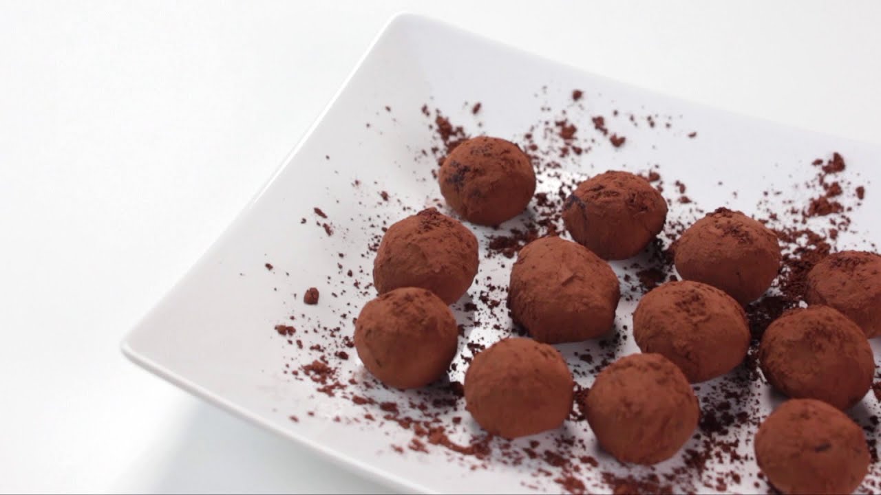 Comment Faire Des Truffes Au Chocolat - YouTube