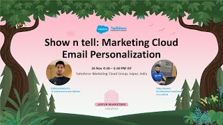 Show n tell: Salesforce Marketing Cloud Email Personalization