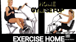 eliptical machines | Home Gym set-up | ellipticals machines | row-n-ride trainer for squat excercise