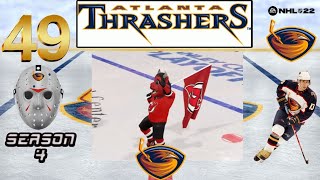 The second round vs Devils starts! - Atlanta Thrashers - NHL 22 Franchise Mode - #49