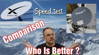 StarLink VS Viasat speed tests and more.