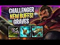 KOREAN CHALLENGER TRIES GRAVES WITH NEW BUFFS! - Korean Challenger Plays Graves JUNGLE vs Viego!