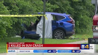 Speedway police: Person dies in 2-vehicle crash