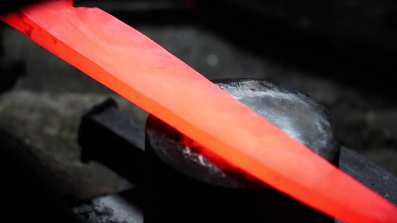 Hand Forging A Japanese Sashimi Knife Of Sakai Takayuki By Master Doi ...