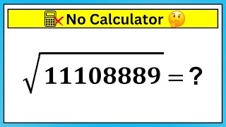 Nice Square Root Math Simplification | No Calculator !!!!