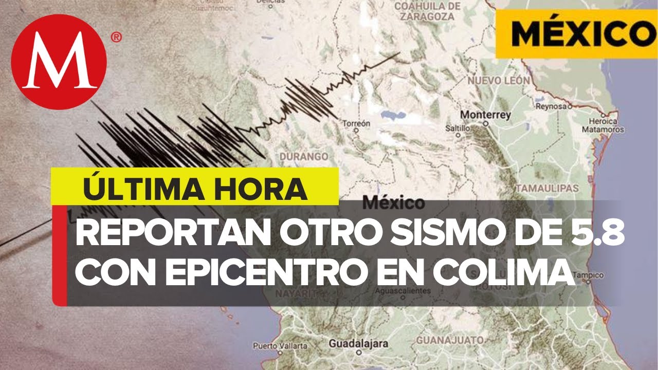 Se Registra Un Nuevo Sismo De 5.8 En Colima, Una Persona Pierde La Vida ...