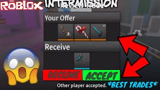 Best Trade Ever Yet Roblox Assassins Best Trades - codes to assassin roblox 2019 for exotics