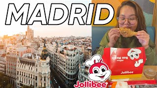 We flew to Madrid for this ! Madrid Travel Vlog • Our Madrid Hostel • Jollibee Spain