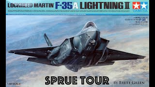 Tamiya 1:48 scale F-35A Lightning II Sprue Tour