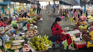 Compilation Food Market In Sihanoukville Cambodia - Lifestyle Of Khmer People In Sihanoukville