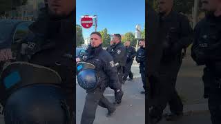 German police cracked down harshly on pro-Palestinian protesters
