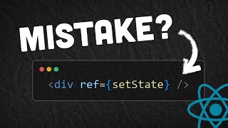 Can you assign setState to ref attribute?