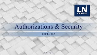 1 - Data Authorization Framework (ERP LN 10.5)