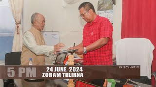 DD News Mizoram - Zoram Thlirna | 24 June 2024 | 5 PM