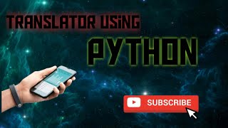 Translator using python, nlp