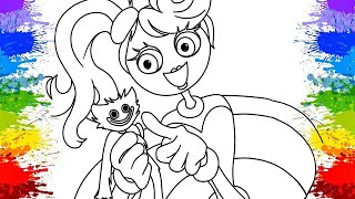 🌟 Mommy Long Legs Chapter 2 & Huggy Wuggy Coloring Page 🌟