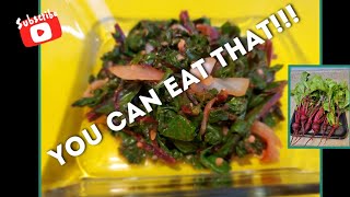 SAUTEED BEETS GREENS | HOW TO COOK BEET LEAVES | FEY BETRAV |BEET GREENS BEET LEAVES || A TASTE OF K