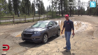 Mud Puddle Driving in 2016 Honda HR-V 4WD on Everyman Driver