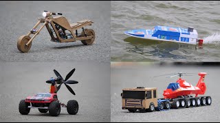 4 Amazing DIY TOYs - 4 Amazing Things You Can Do It Compilation | Bike | Boat | Car | Truck