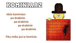 Zabawy wierszyki paluszkowe - Kominiarz