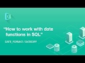 How to work with Date Functions in SQL/SQL DATE_FORMAT, DATEDIFF/SQL Tutorial/Eng, Kor Sub